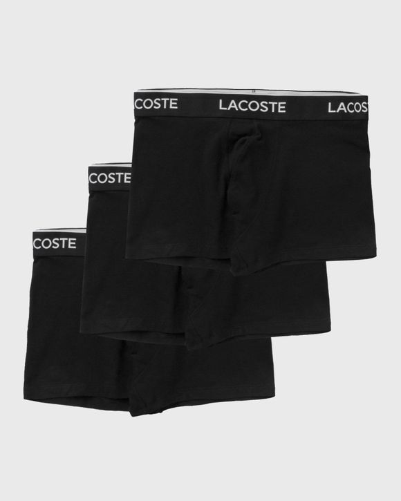 トランクス Lacoste Men's Boxer Brief 3-Pack 5H3389-031 Men's 3-Pack Microfiber Trunks - Underwear & Loungewear