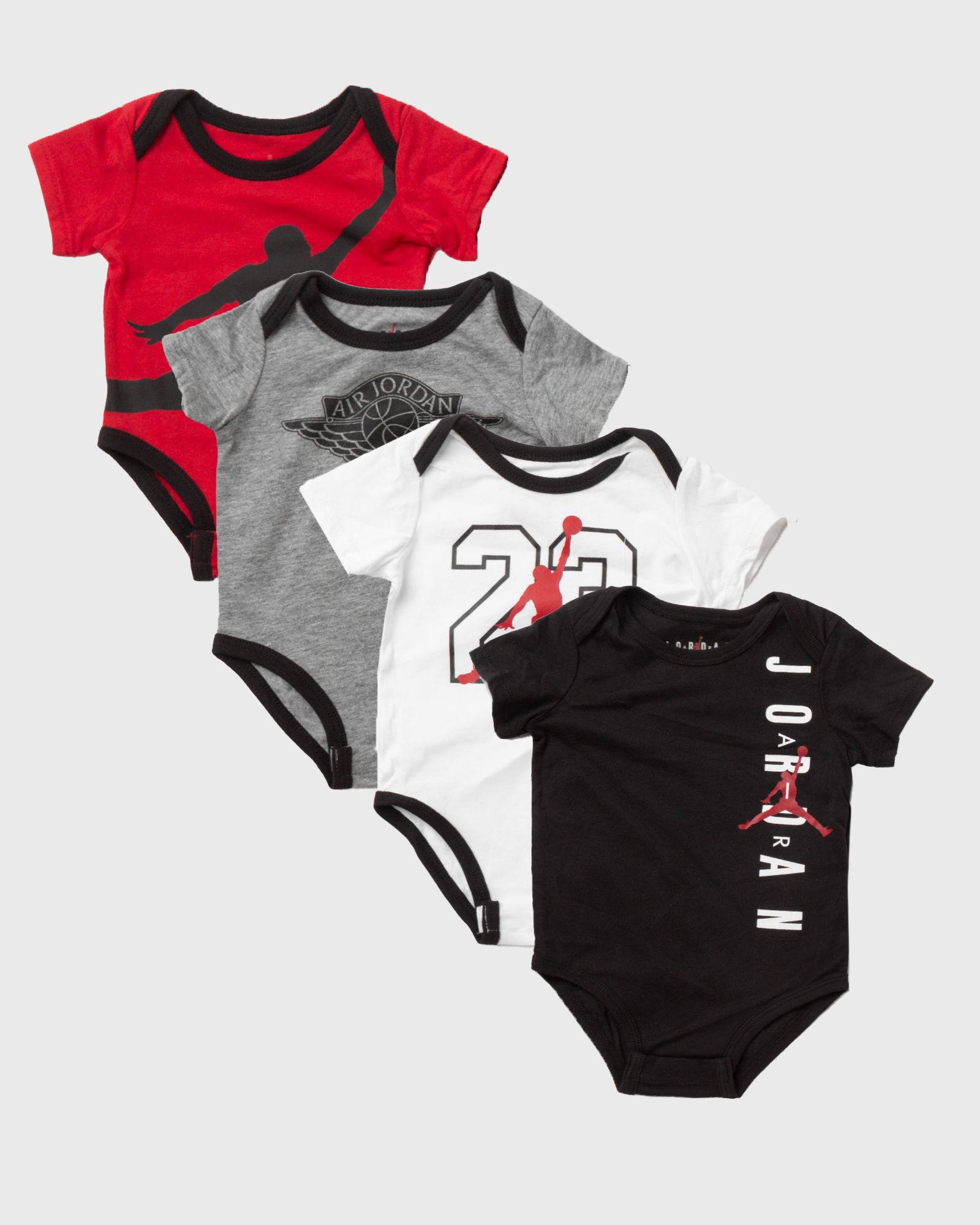 JORDAN MILESTONE BODYSUIT & STICKER SET