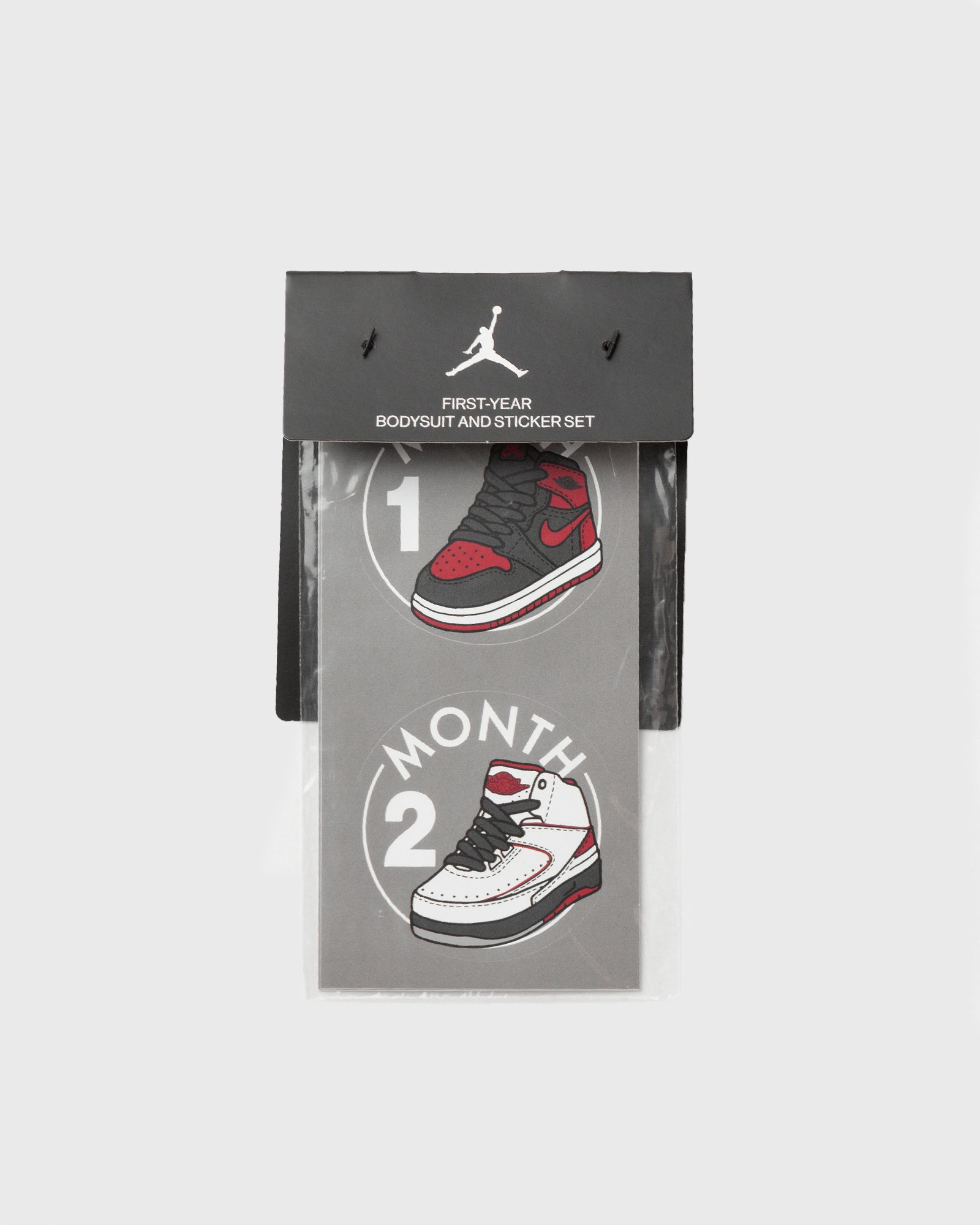 JORDAN MILESTONE BODYSUIT & STICKER SET