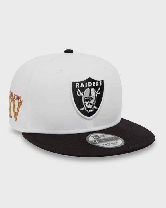 9Fifty White Crown Patches Raiders Cap by New Era