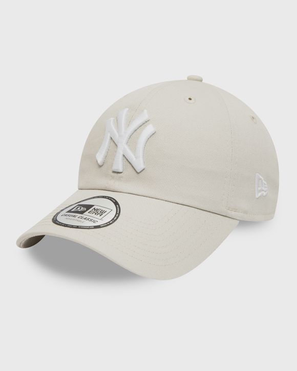 New Era 9forty League Ny Yankees Cotton Cap In Beige