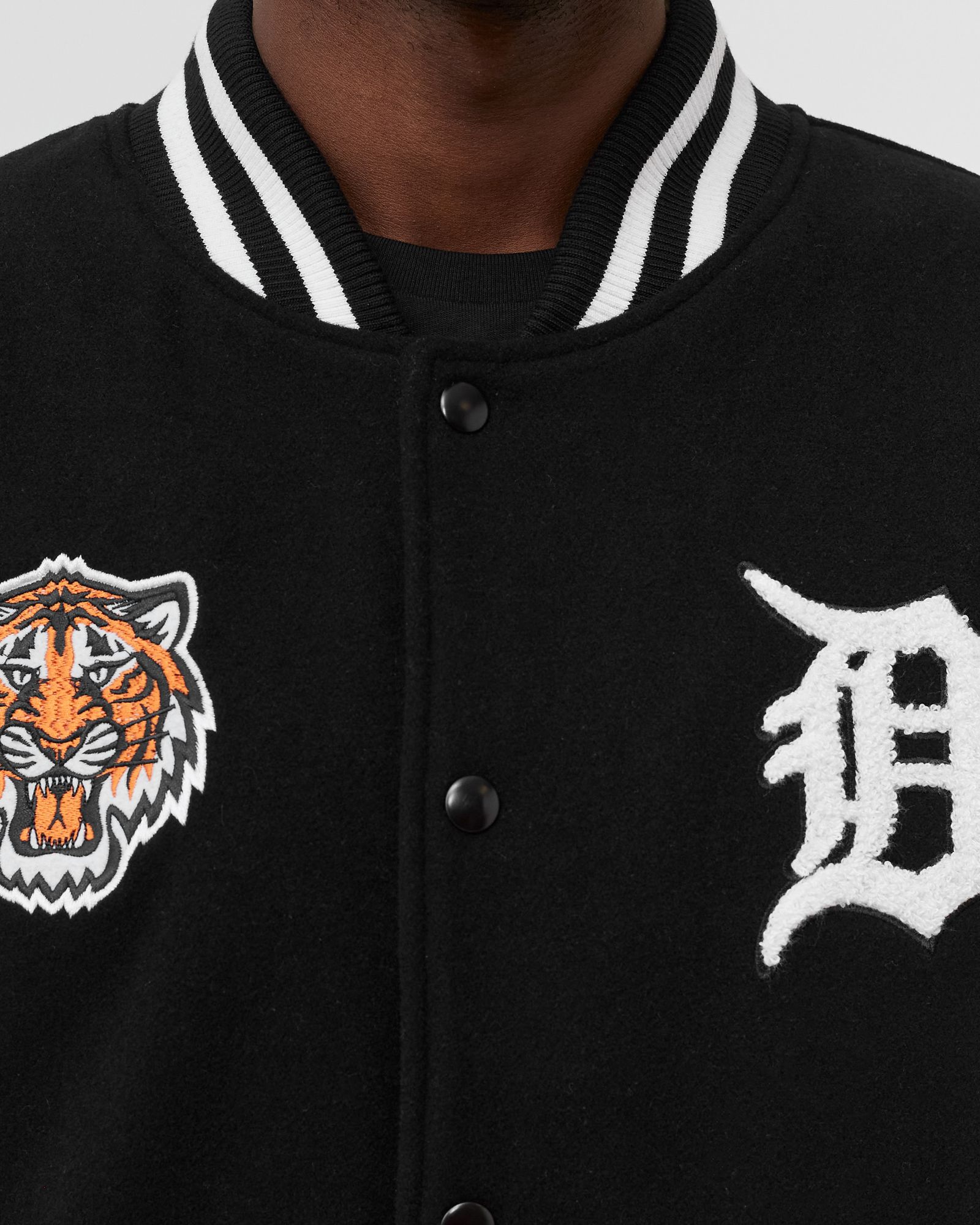 MLB WORDMARK VARSITY JACKET DETROIT TIGERS