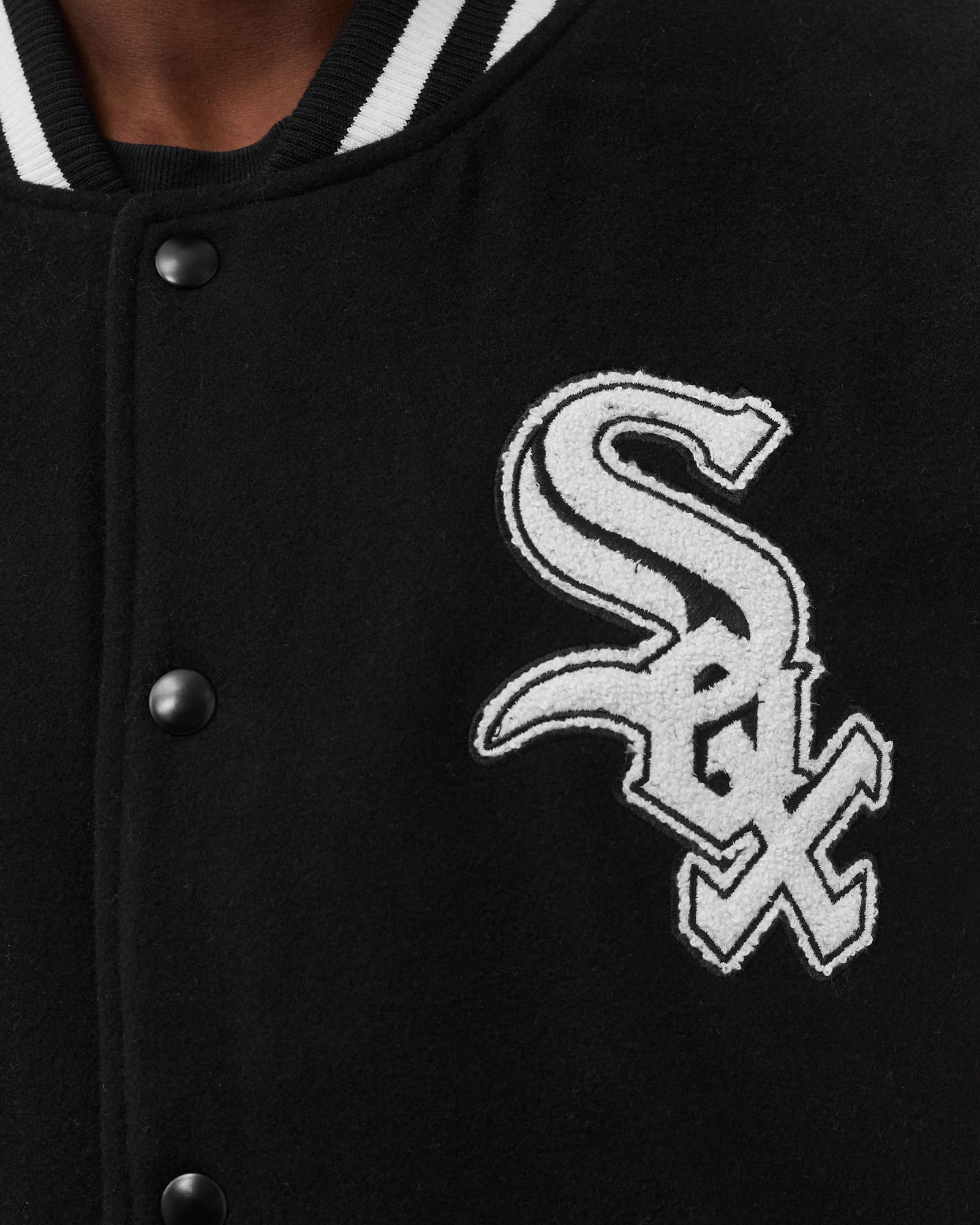 MLB WORDMARK VARSITY JACKET CHICAGO WHITE SOX
