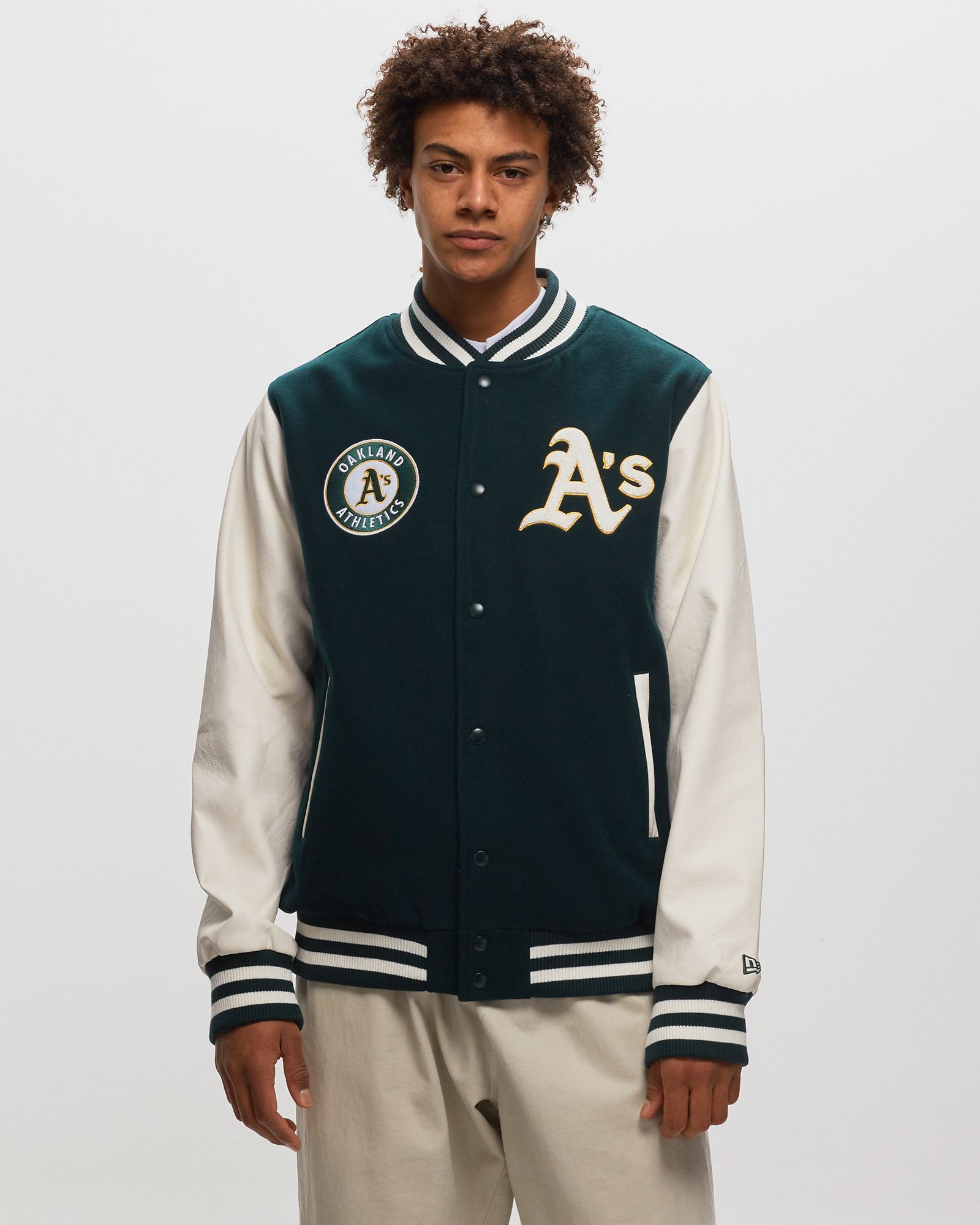 HERITAGE VARSITY JACKET OAKLAND ATHLETICS