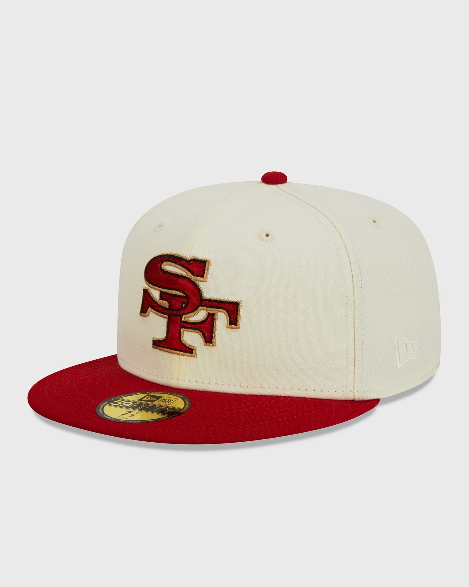 New Era - nfl originals 5950 18575 san francisco 49ers chw men caps red|beige in größe:7 1/2