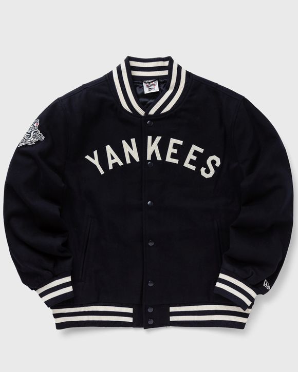 Jackets New Era New York Yankees Mlb Large Logo Varsity Jacket Black