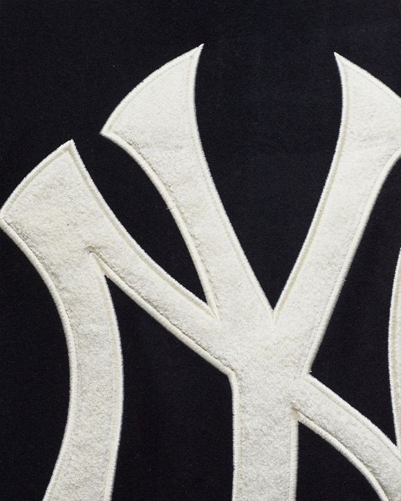 New York Yankees MLB Large Logo Black Varsity Jacket