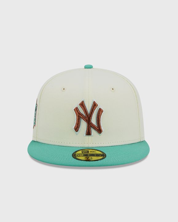 New Era New York Yankees Dynasty 59FIFTY Fitted Cap Men Caps Beige in Size:7 5/8