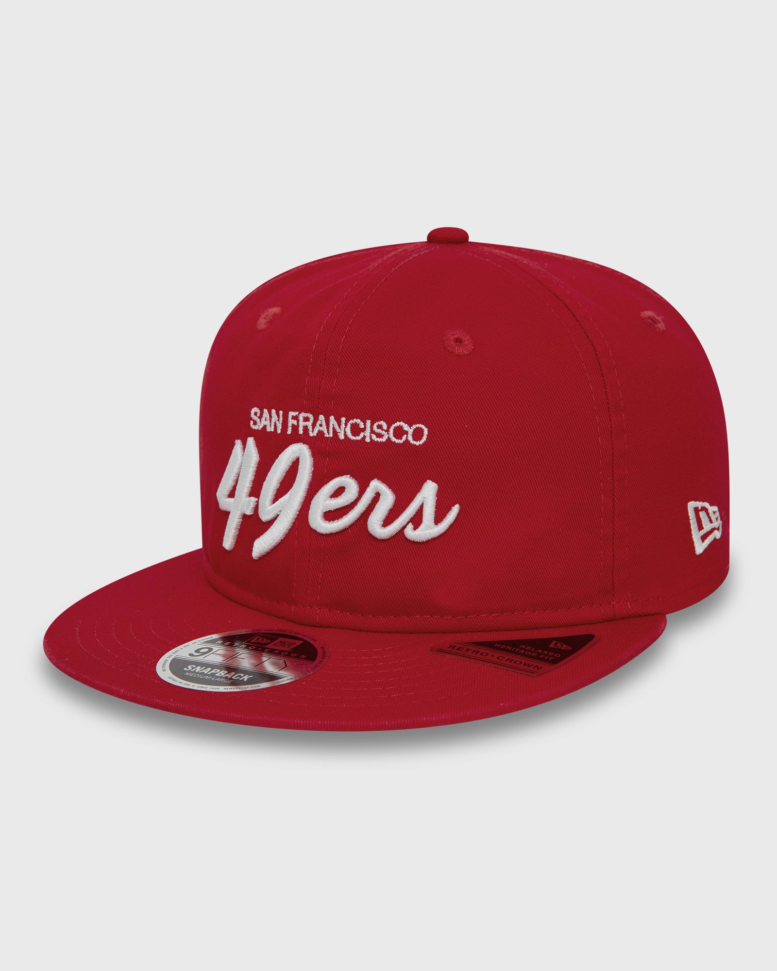 New Era - nfl retro 9fifty san francisco 49ers fdr men caps red in größe:m/l