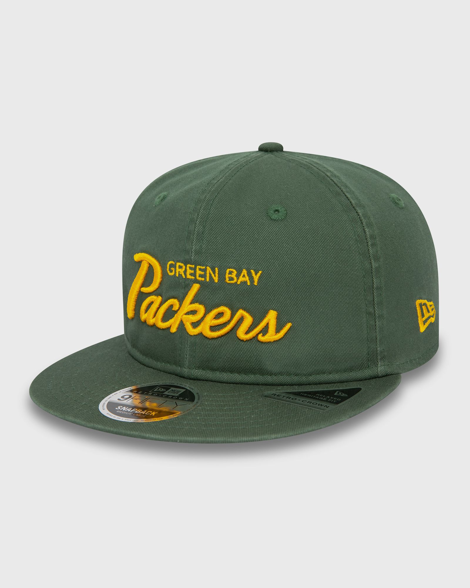 New Era - nfl retro 9fifty green bay packers dkg men caps green in größe:m/l