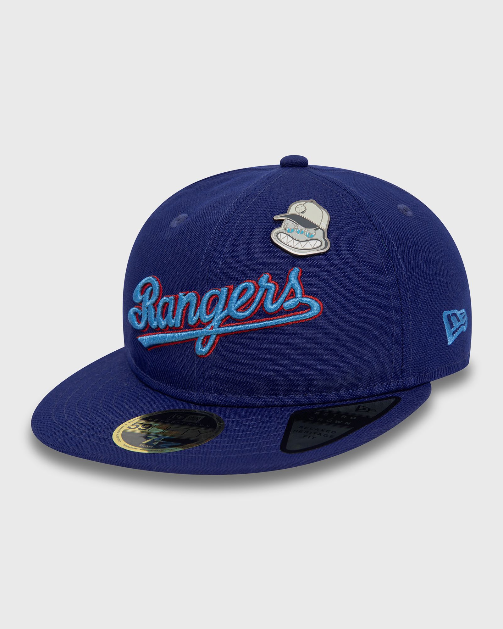 New Era - mlb coop pin 59fifty texas rangers otc men caps blue in größe:7 3/4