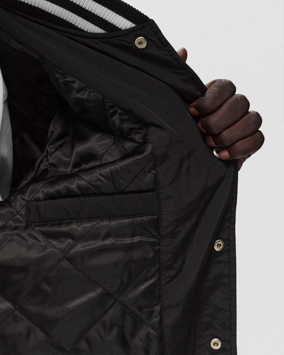 [New Era]★BLACK LABEL★POCKET BOMBER JACKET Los Angeles Dodgers Black Bomber Jacket New Era X Alpha