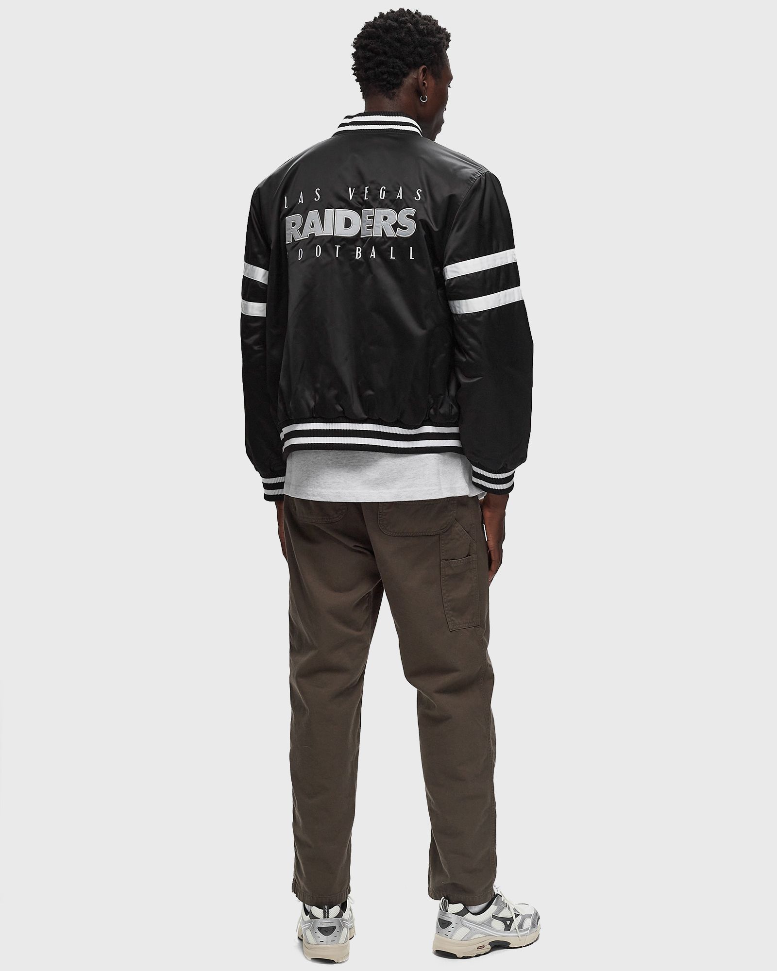 NFL SATIN BOMBER LAS VEGAS RAIDERS