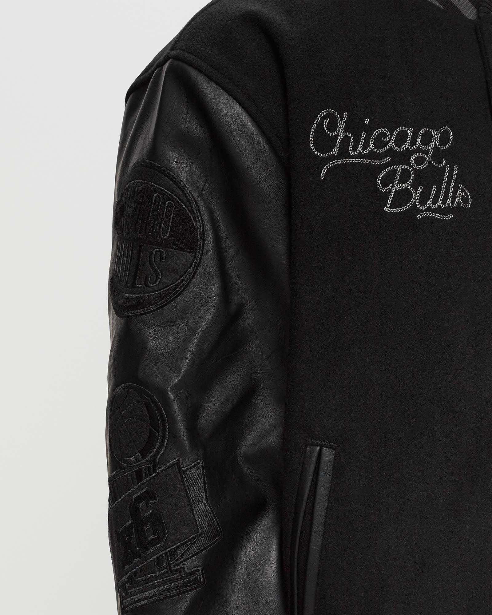 NBA PATCH VARSITY JACKET CHICAGO BULLS
