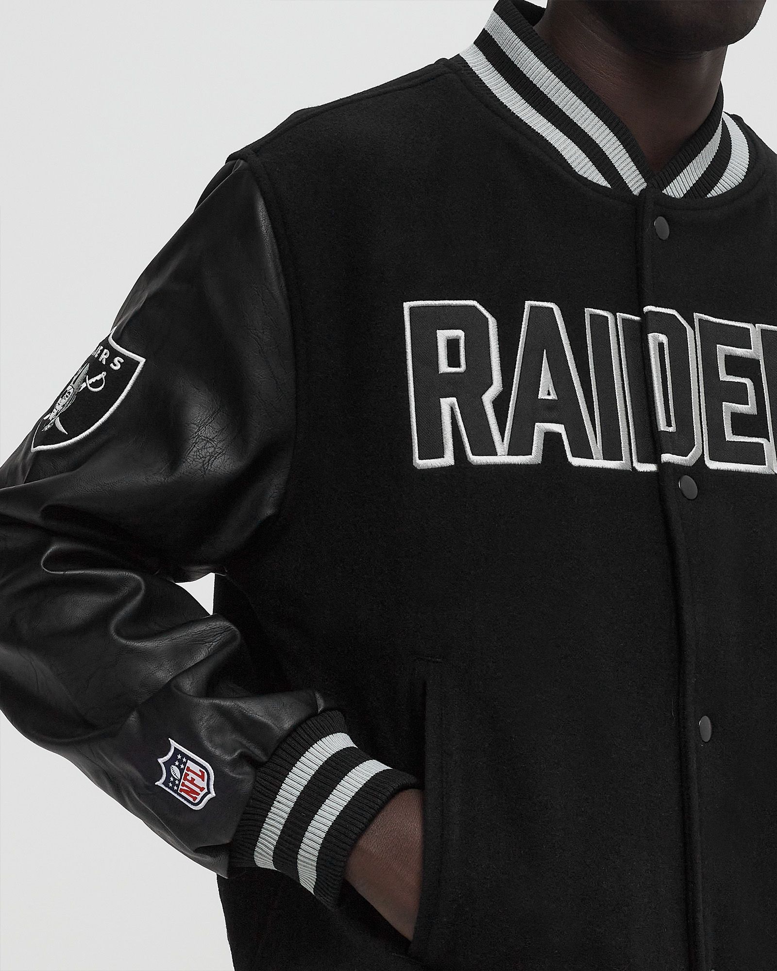 NFL VARSITY JACKET LAS VEGAS RAIDERS
