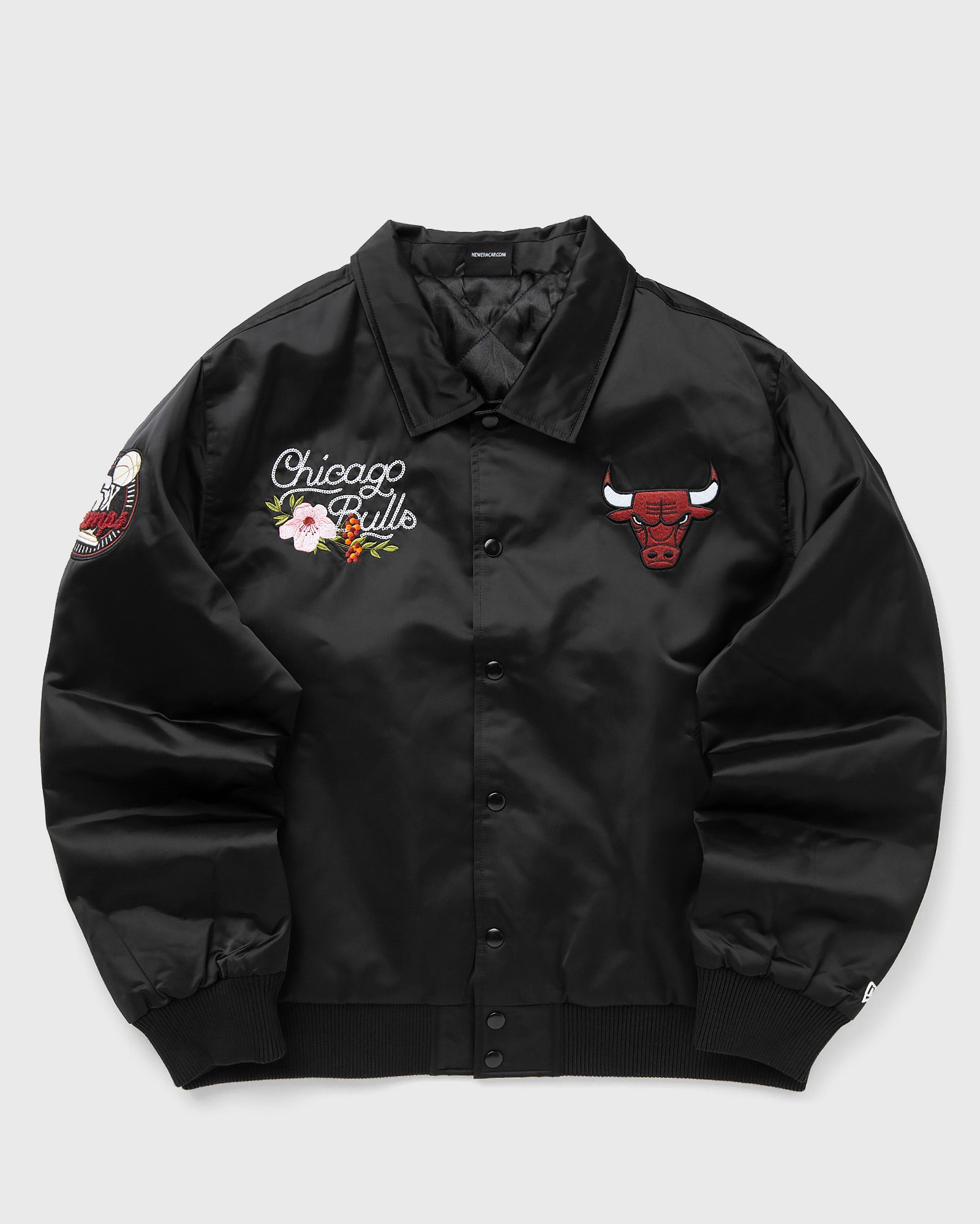 NBA FLORAL SATIN JACKET CHICAGO BULLS