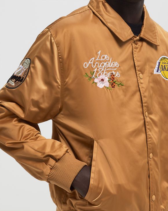 NBA FLORAL SATIN JACKET LOS ANGELES LAKERS