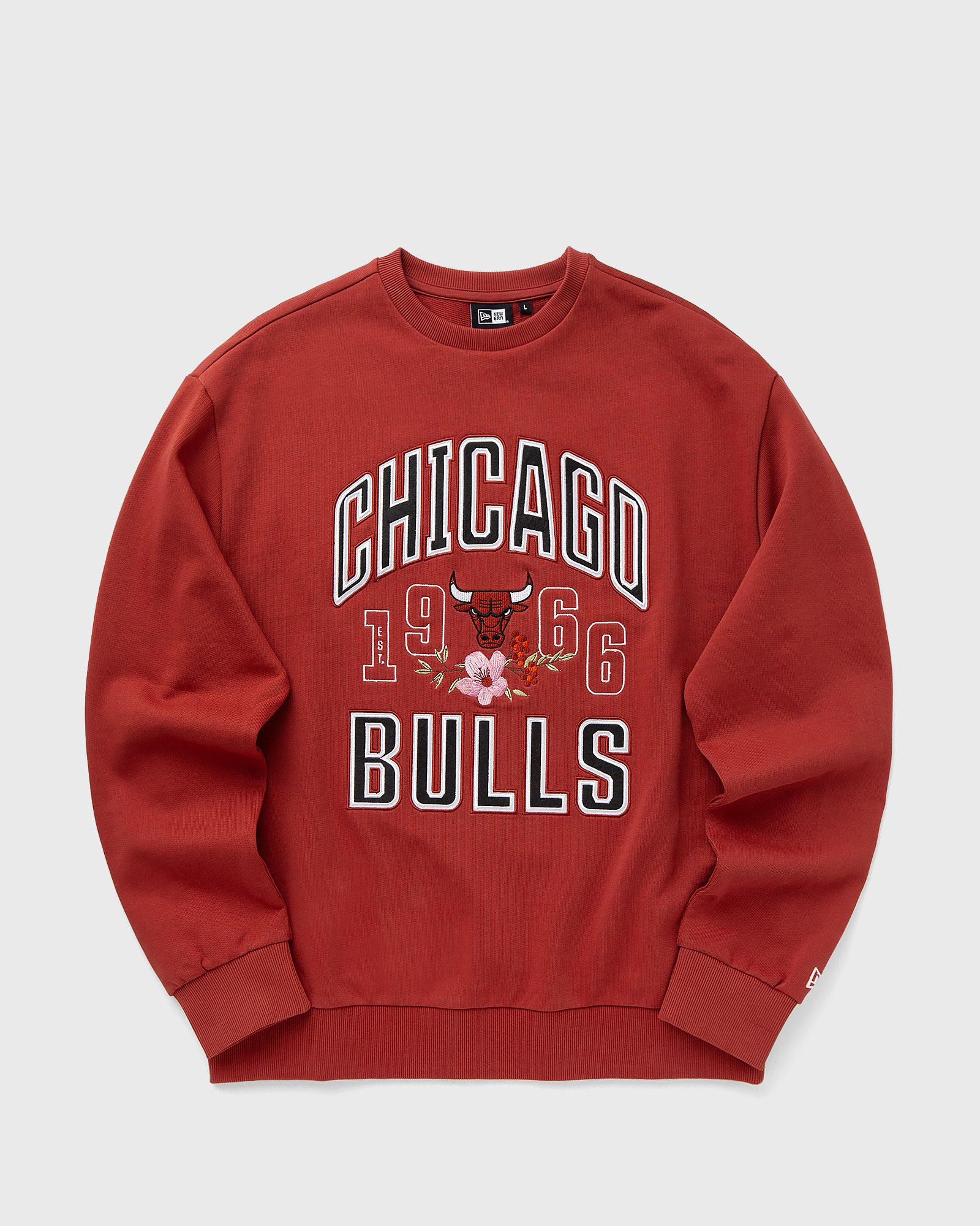 NBA FLORAL OS CREW CHICAGO BULLS