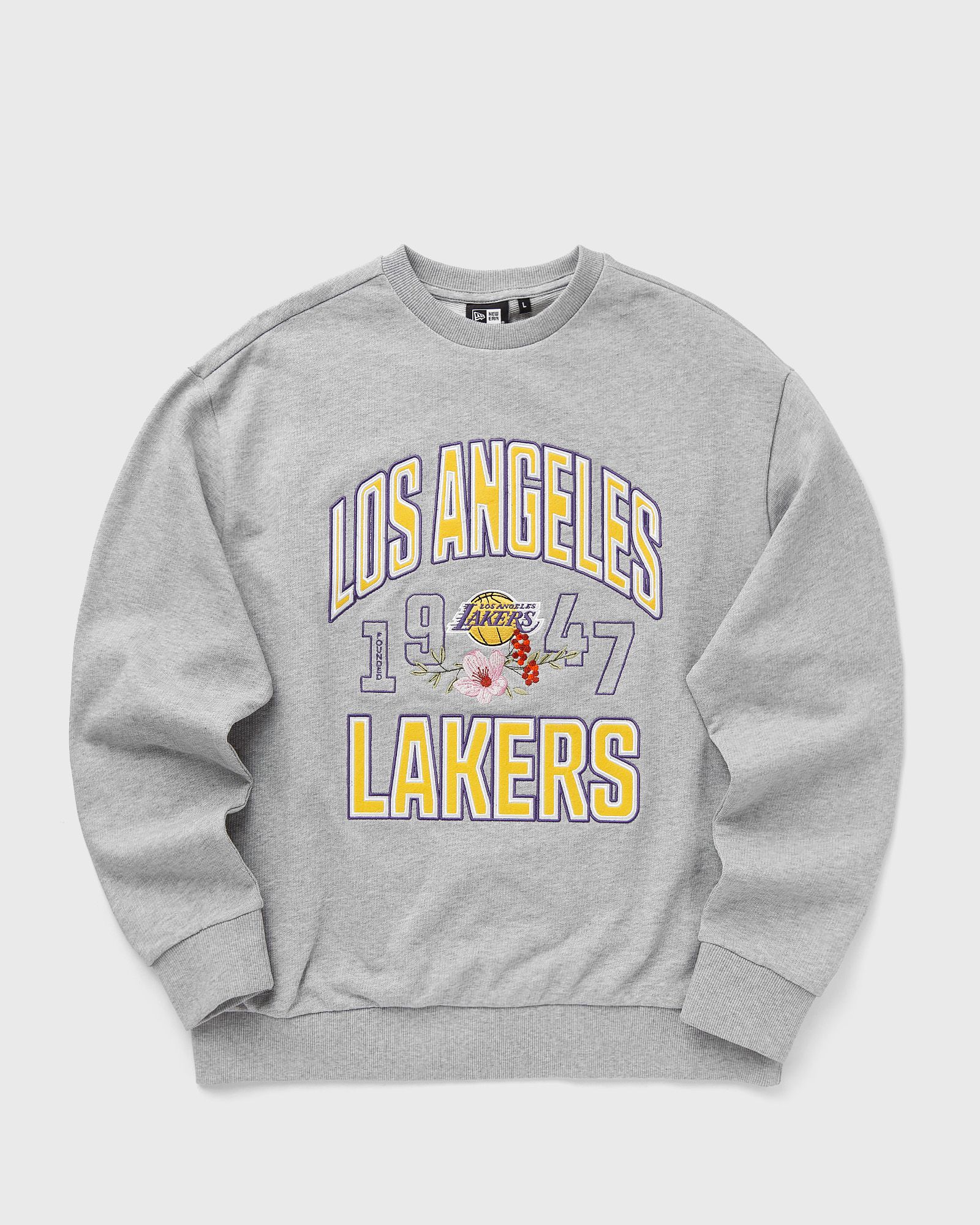 NBA FLORAL OS CREW LOS ANGELES LAKERS