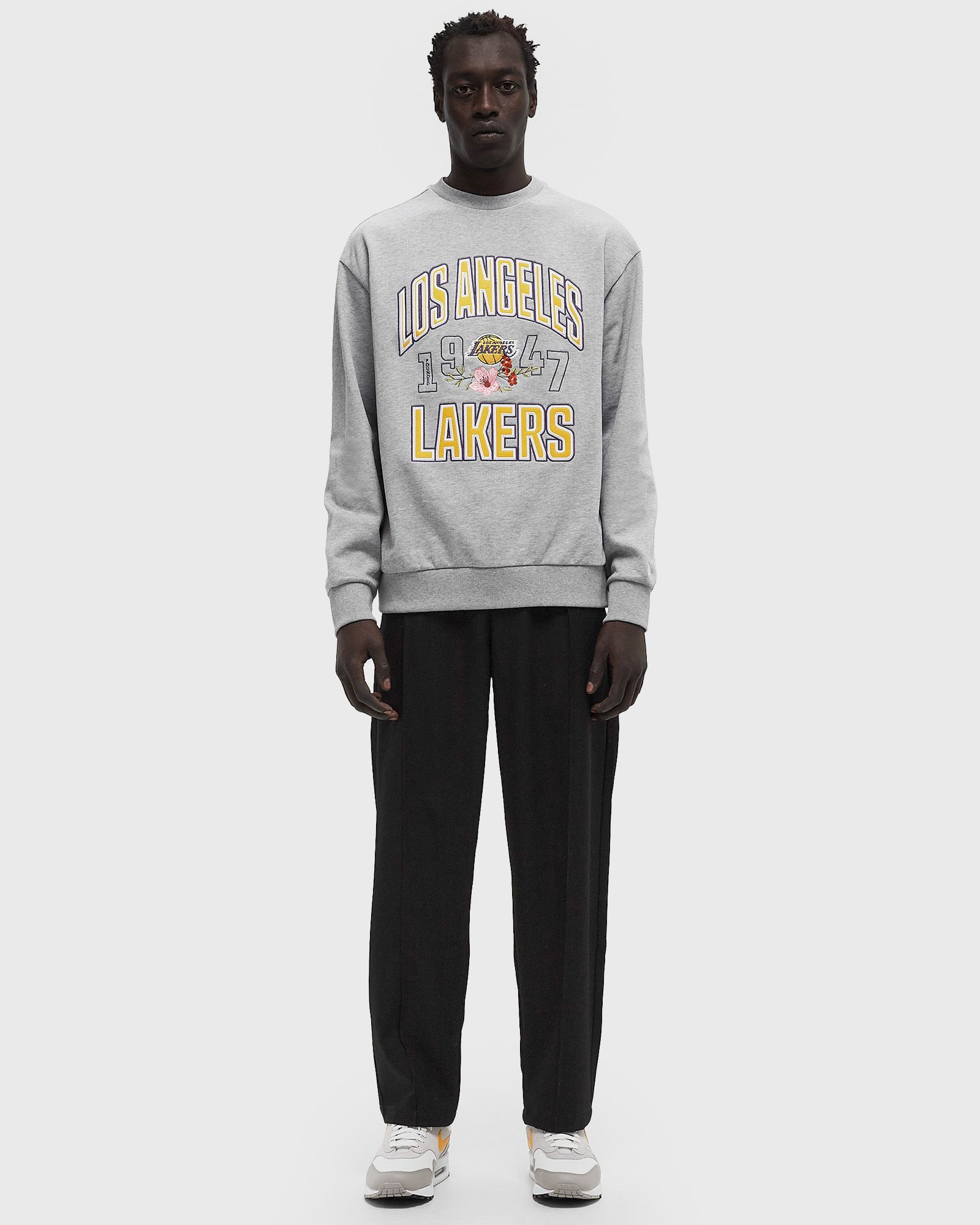 NBA FLORAL OS CREW LOS ANGELES LAKERS