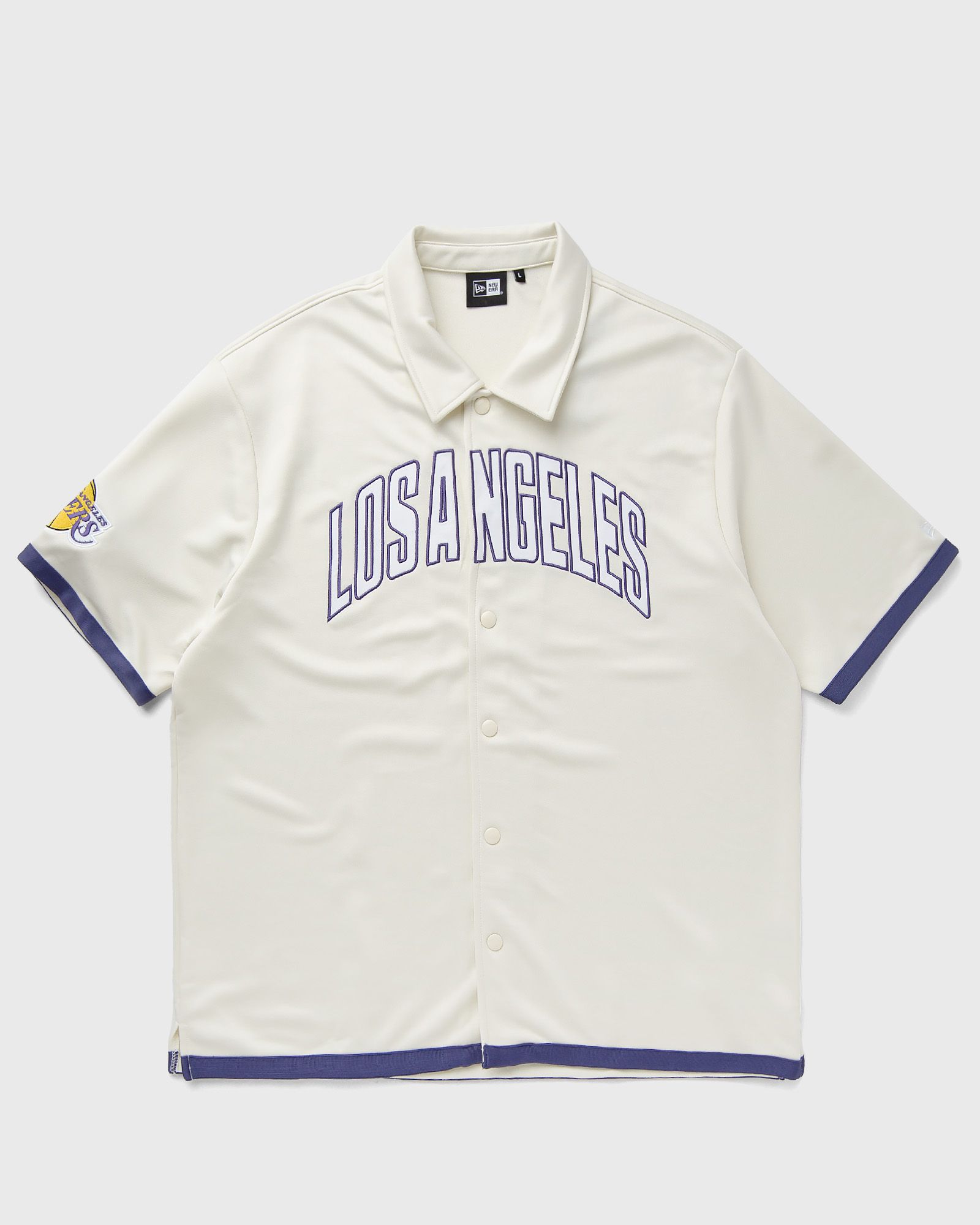 NBA SNAP BUTTON SHIRT LOS ANGELES LAKERS
