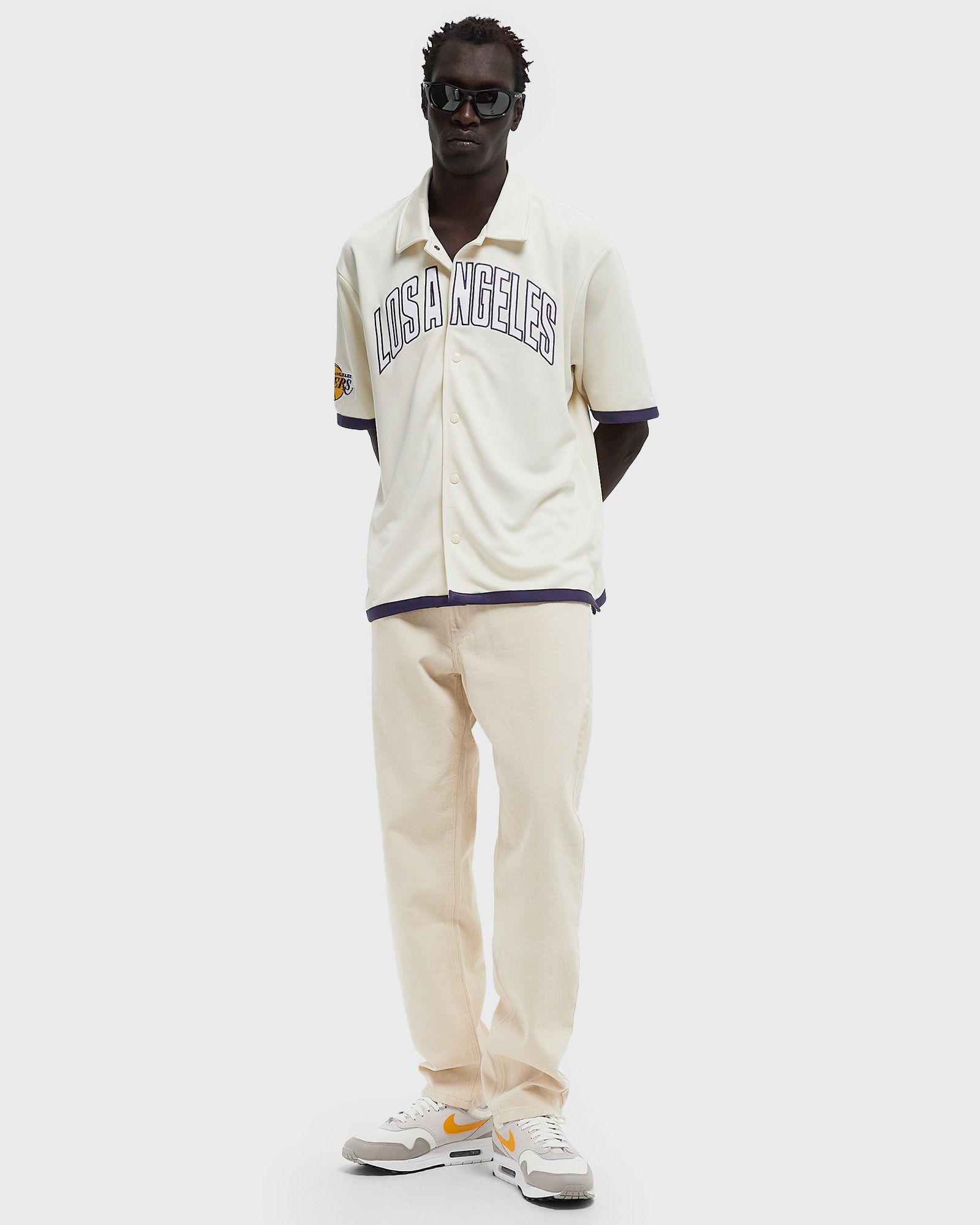 NBA SNAP BUTTON SHIRT LOS ANGELES LAKERS