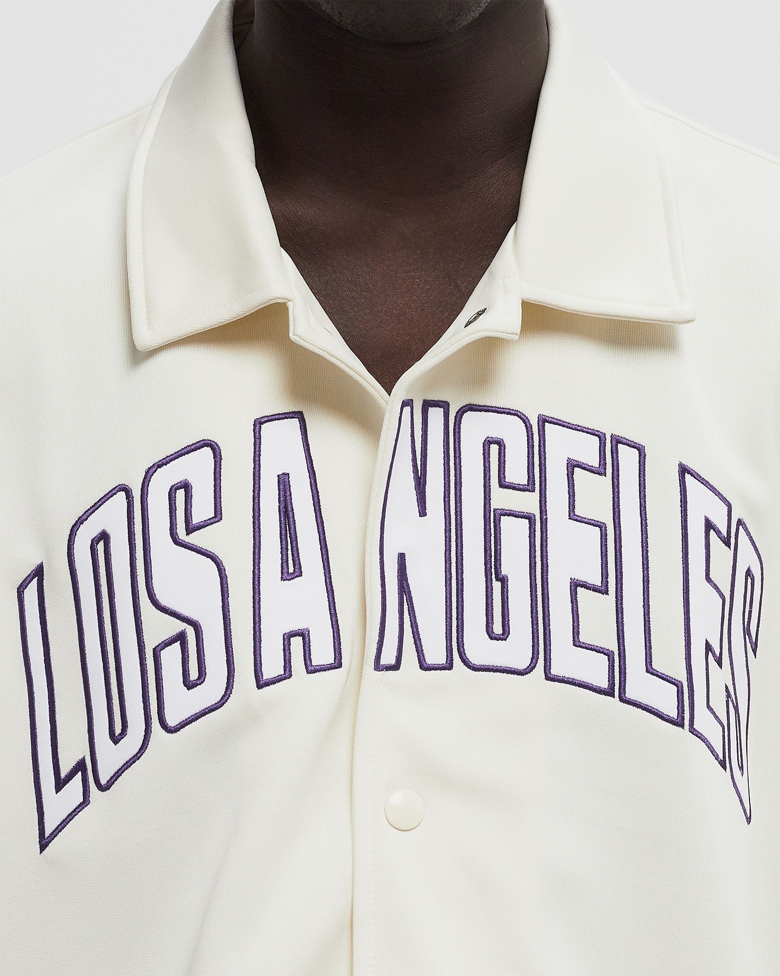 NBA SNAP BUTTON SHIRT LOS ANGELES LAKERS