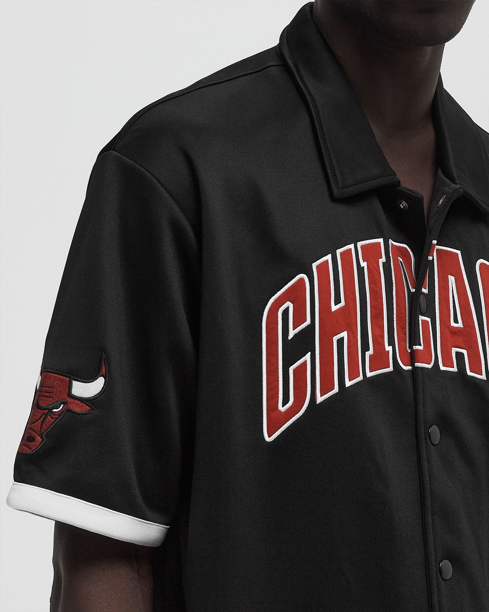 NBA SNAP BUTTON SHIRT CHICAGO BULLS