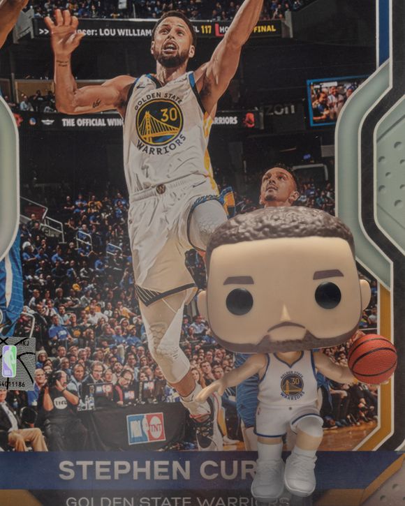 steph curry funko pop trading card