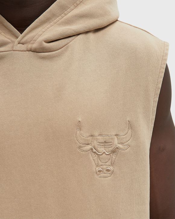 NBA WASHED SLEEVELESS HOODIE CHICAGO BULLS