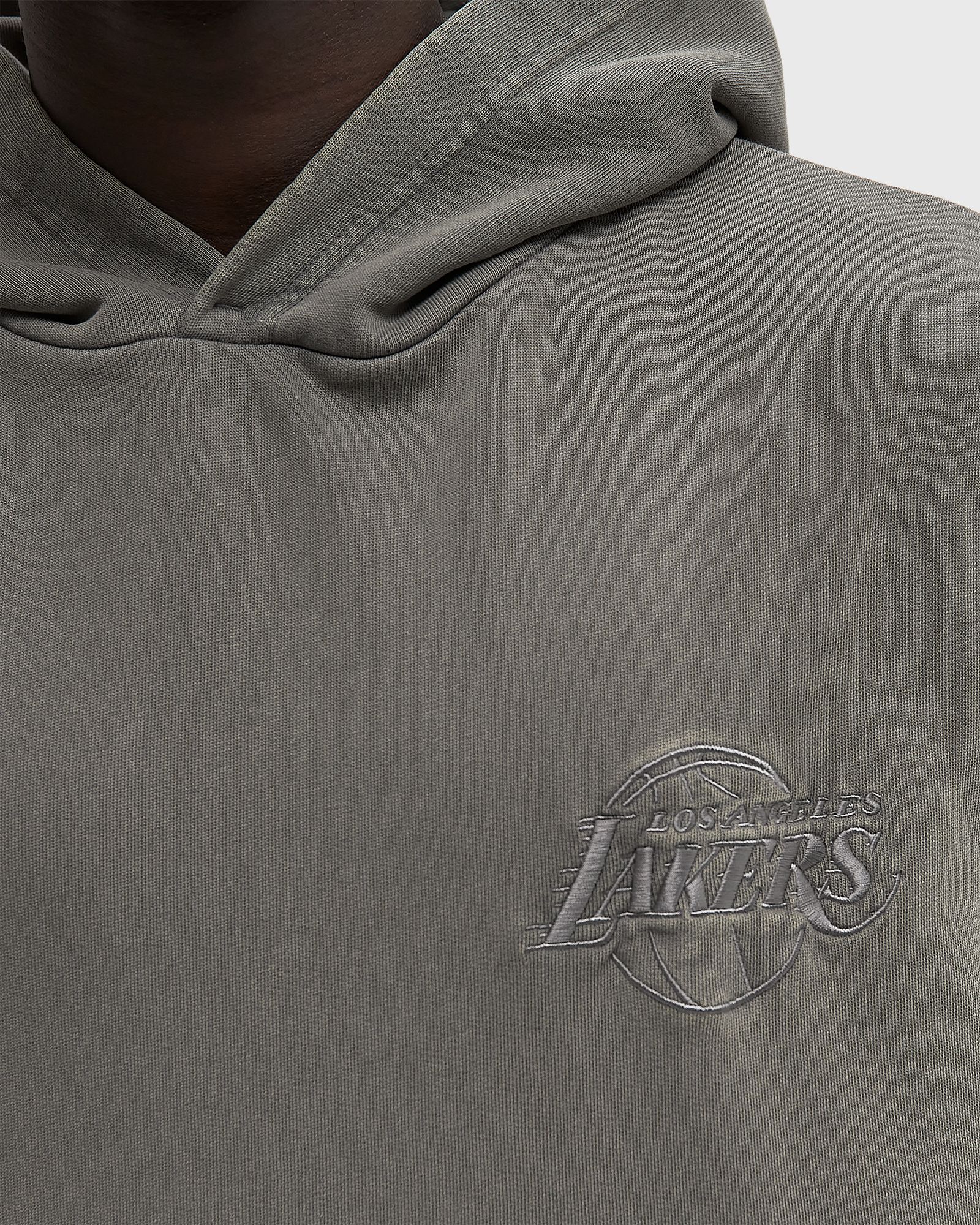 NBA WASHED SLEEVELESS HOODIE LOS ANGELES LAKERS