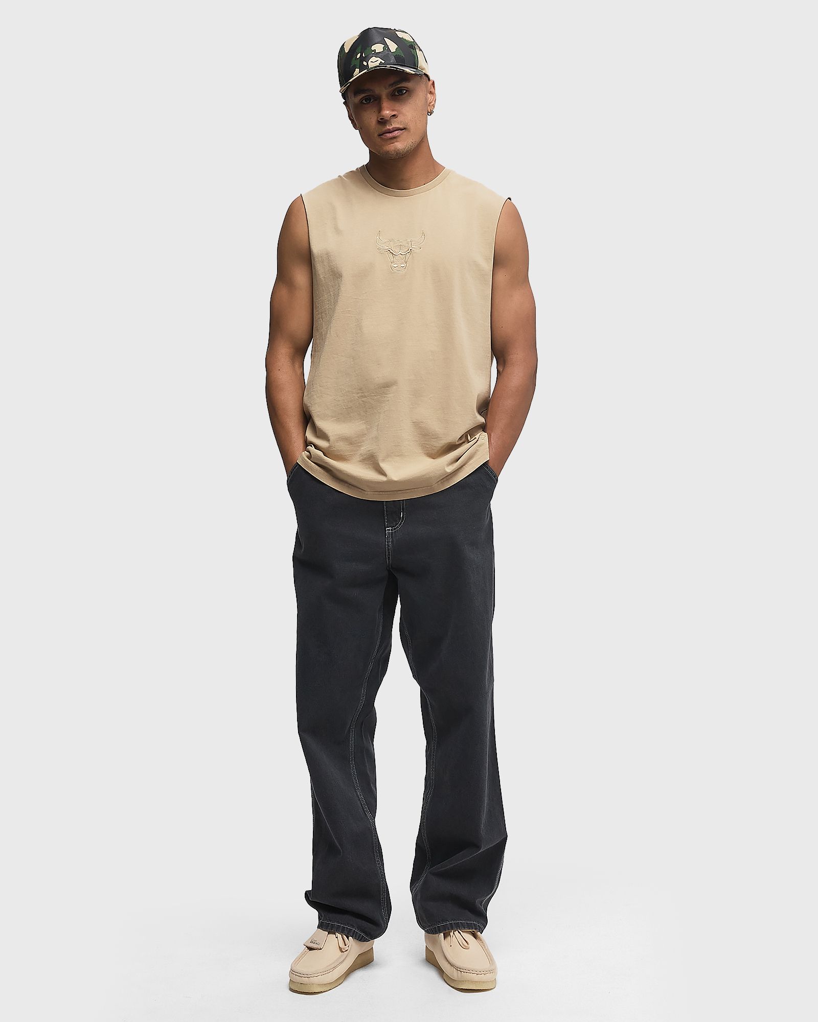 NBA WASHED SLEEVELESS TEE CHICAGO BULLS