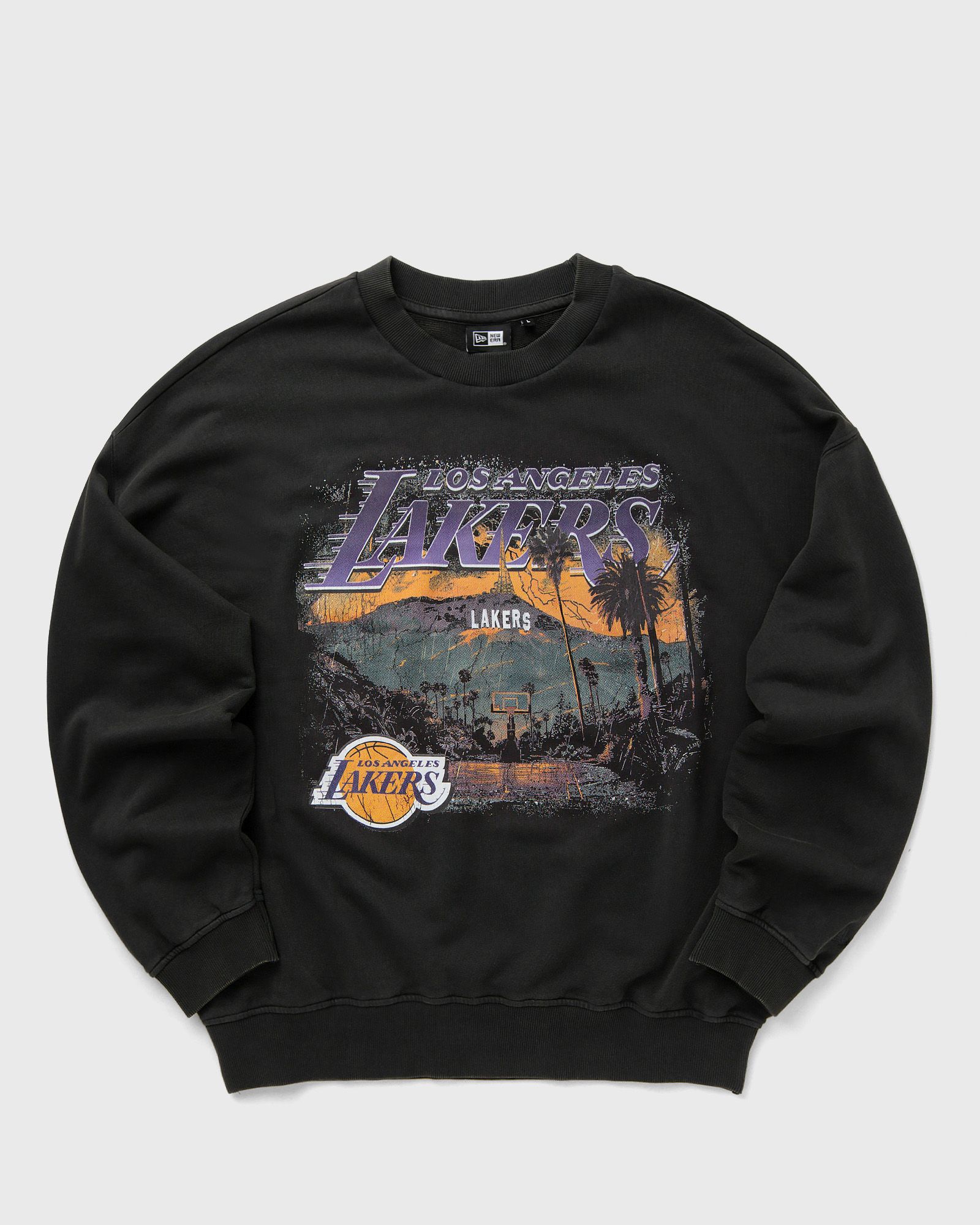 NBA WASHED GRPHC OS CREW HOODIE LOS ANGELES LAKERS