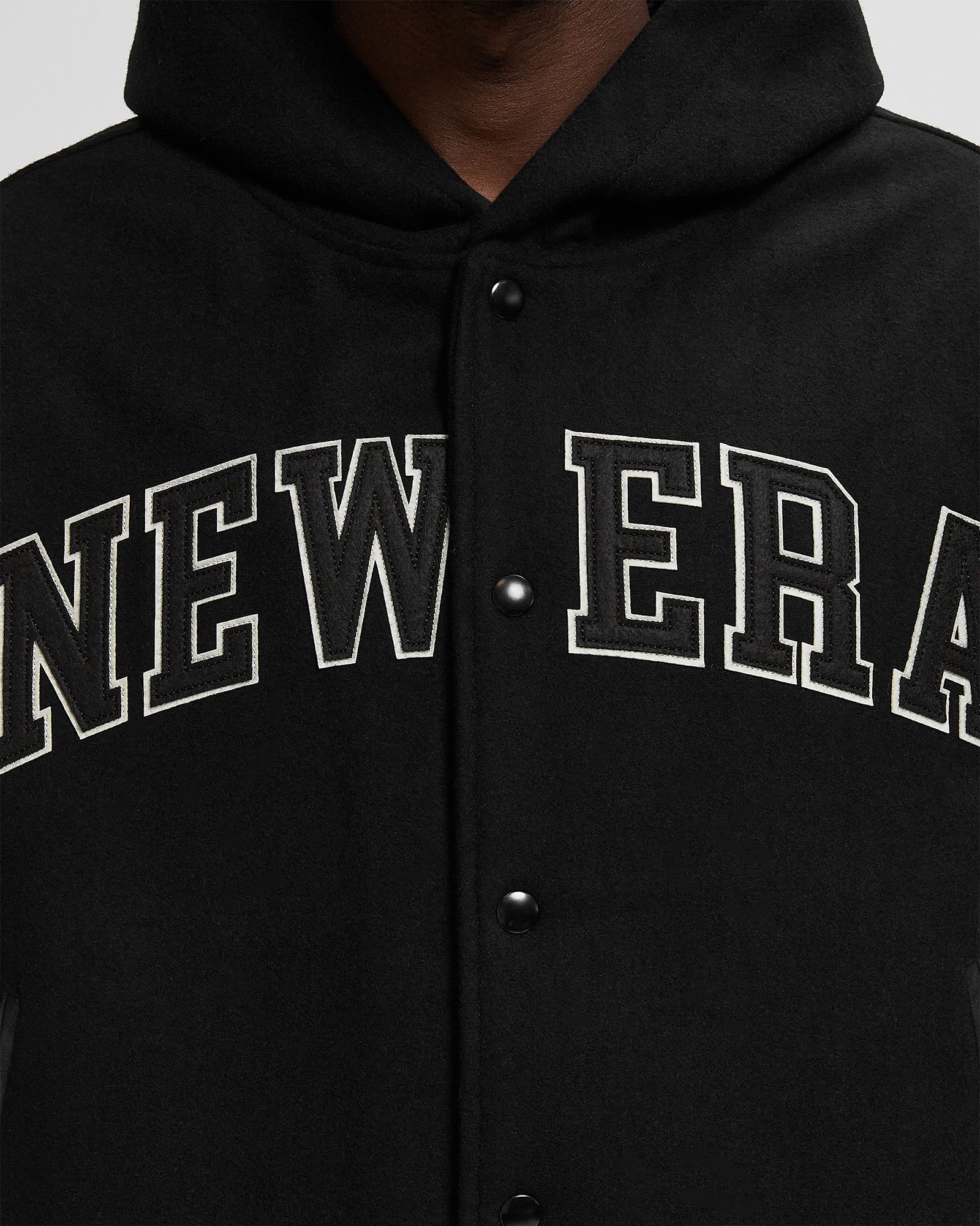 NE HOODED VARISTY JACKET