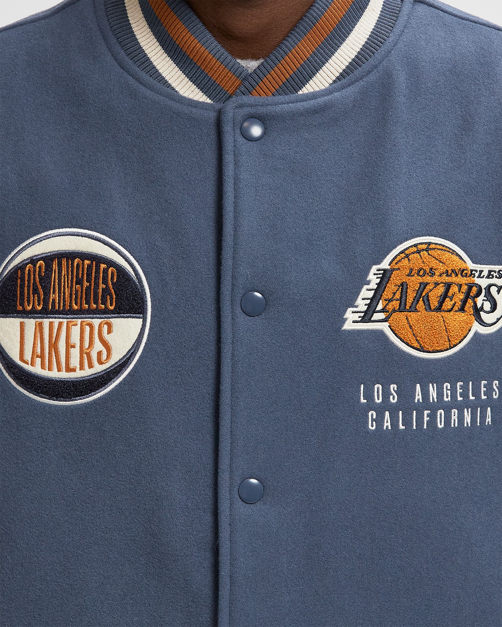 NBA PATCH VARSITY LOS ANGELES LAKERS JACKET