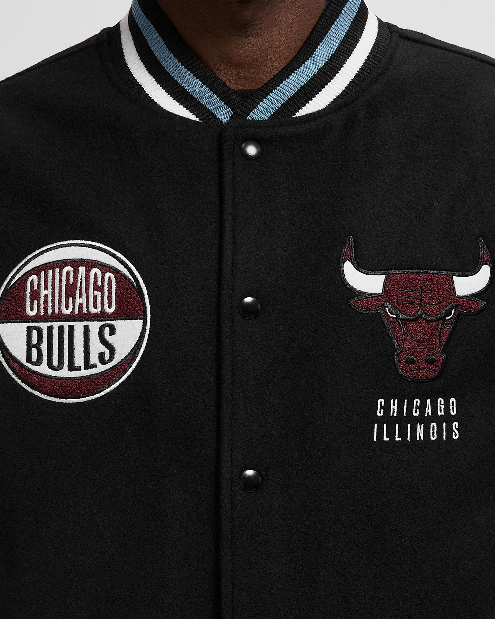NBA PATCH VARSITY CHICAGO BULLS JACKET