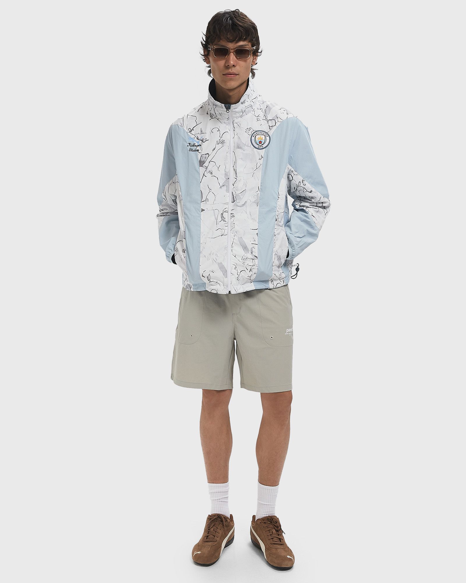 x KIDSUPER MANCHESTER CITY FC Reversible Jacket