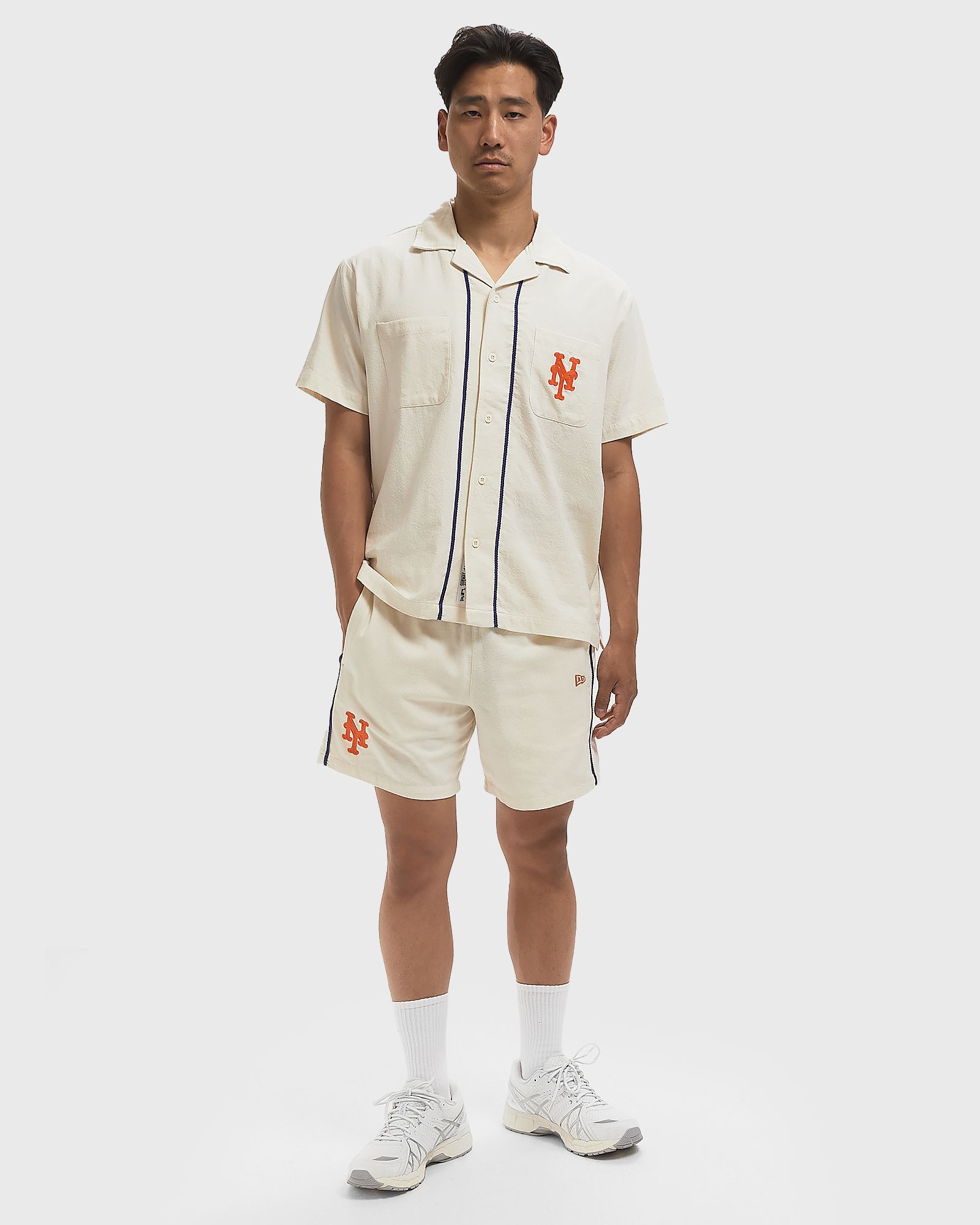 MLB PIPING REVERE SHORT NEW YORK METS