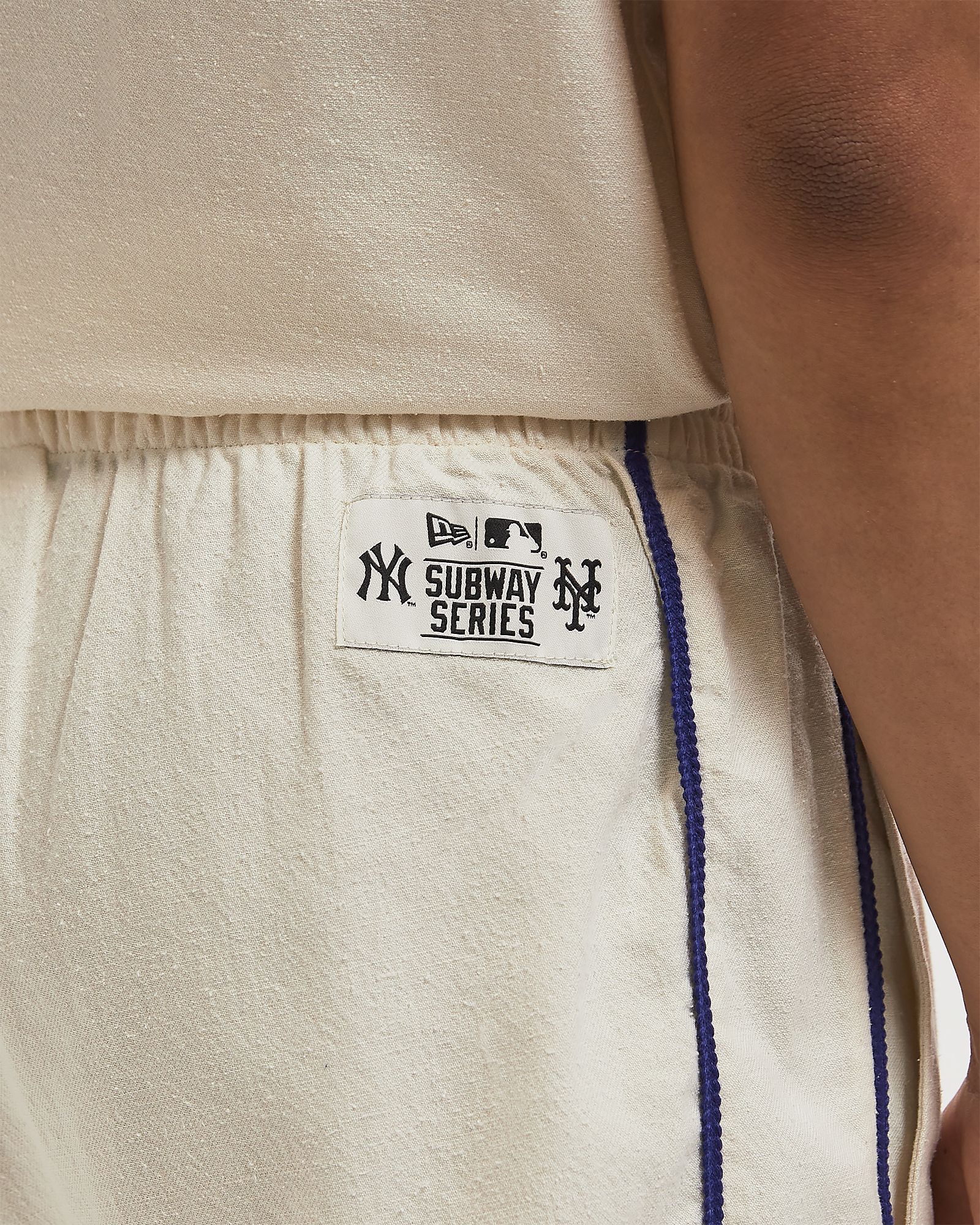 MLB PIPING REVERE SHORT NEW YORK METS