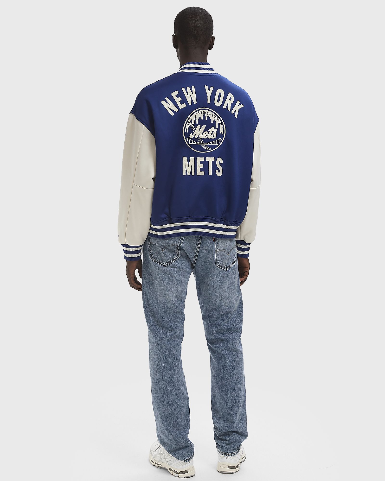 MLB JERSEY BOMBER JCKT NEW YORK METS