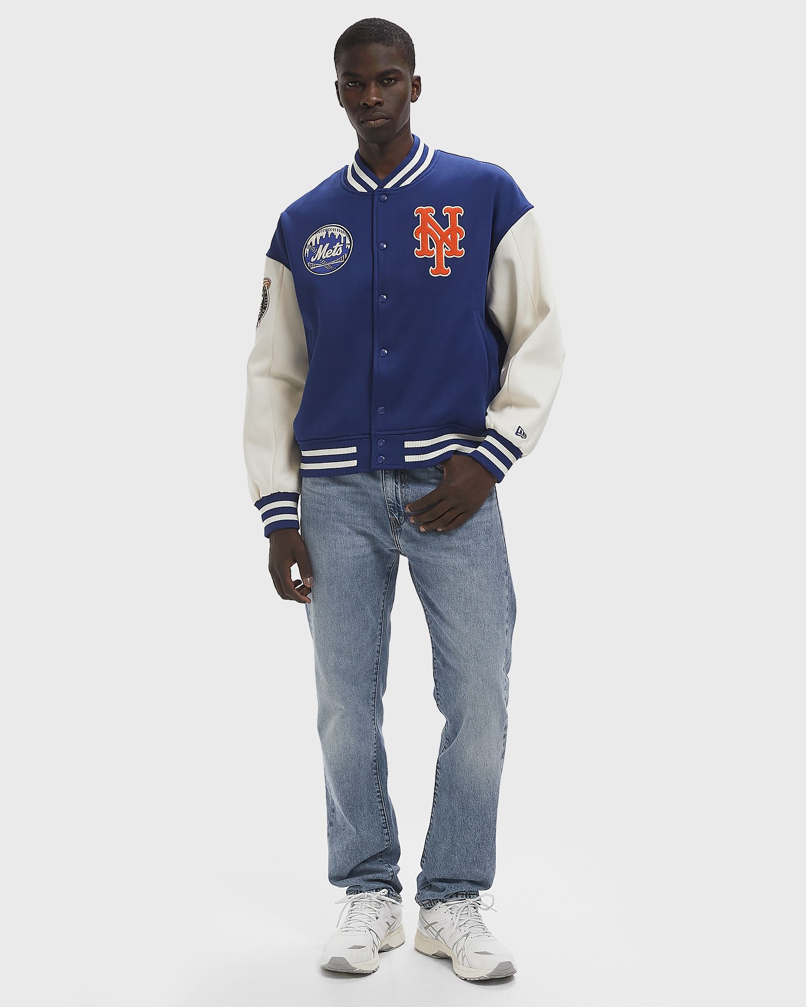MLB JERSEY BOMBER JCKT NEW YORK METS