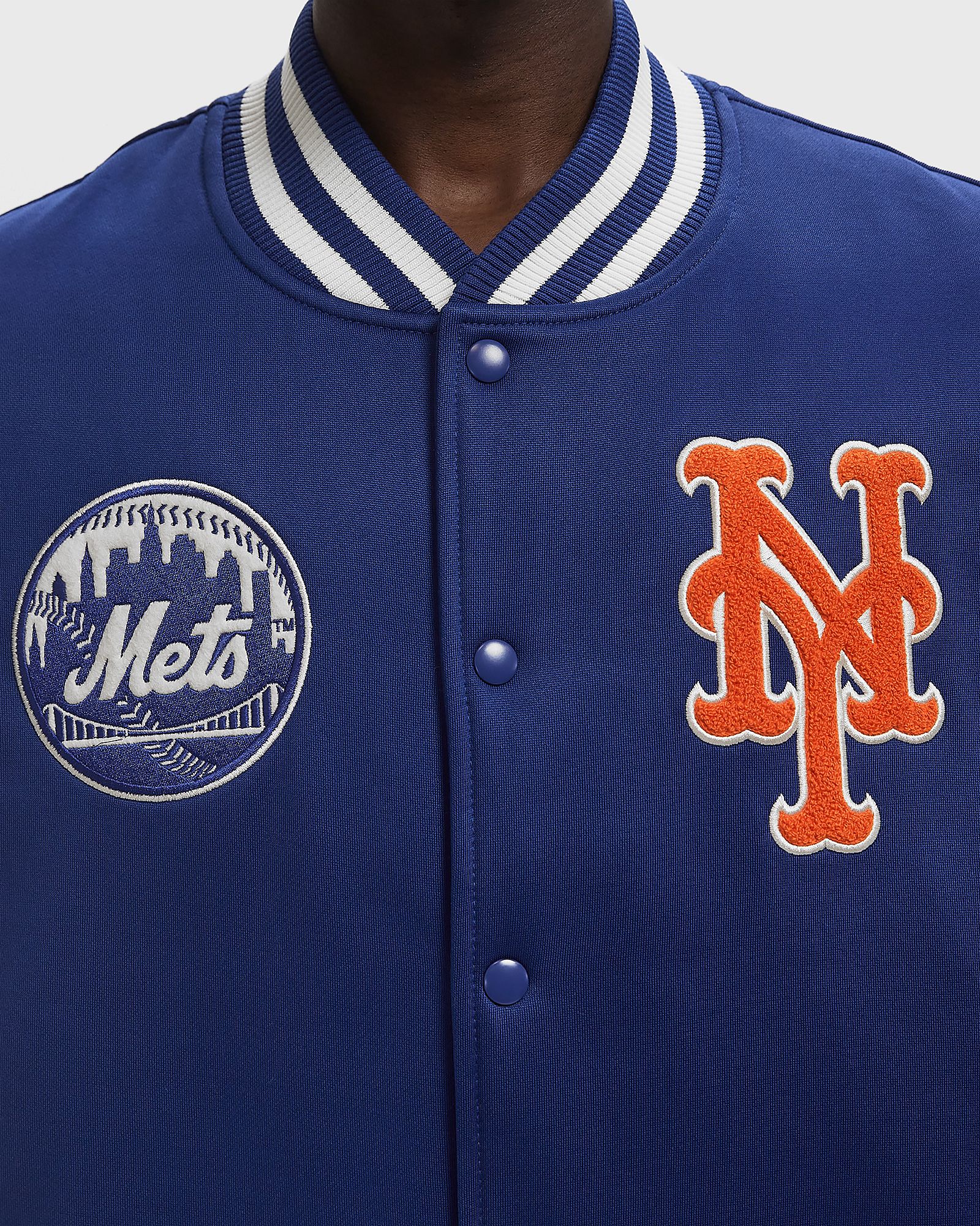 MLB JERSEY BOMBER JCKT NEW YORK METS