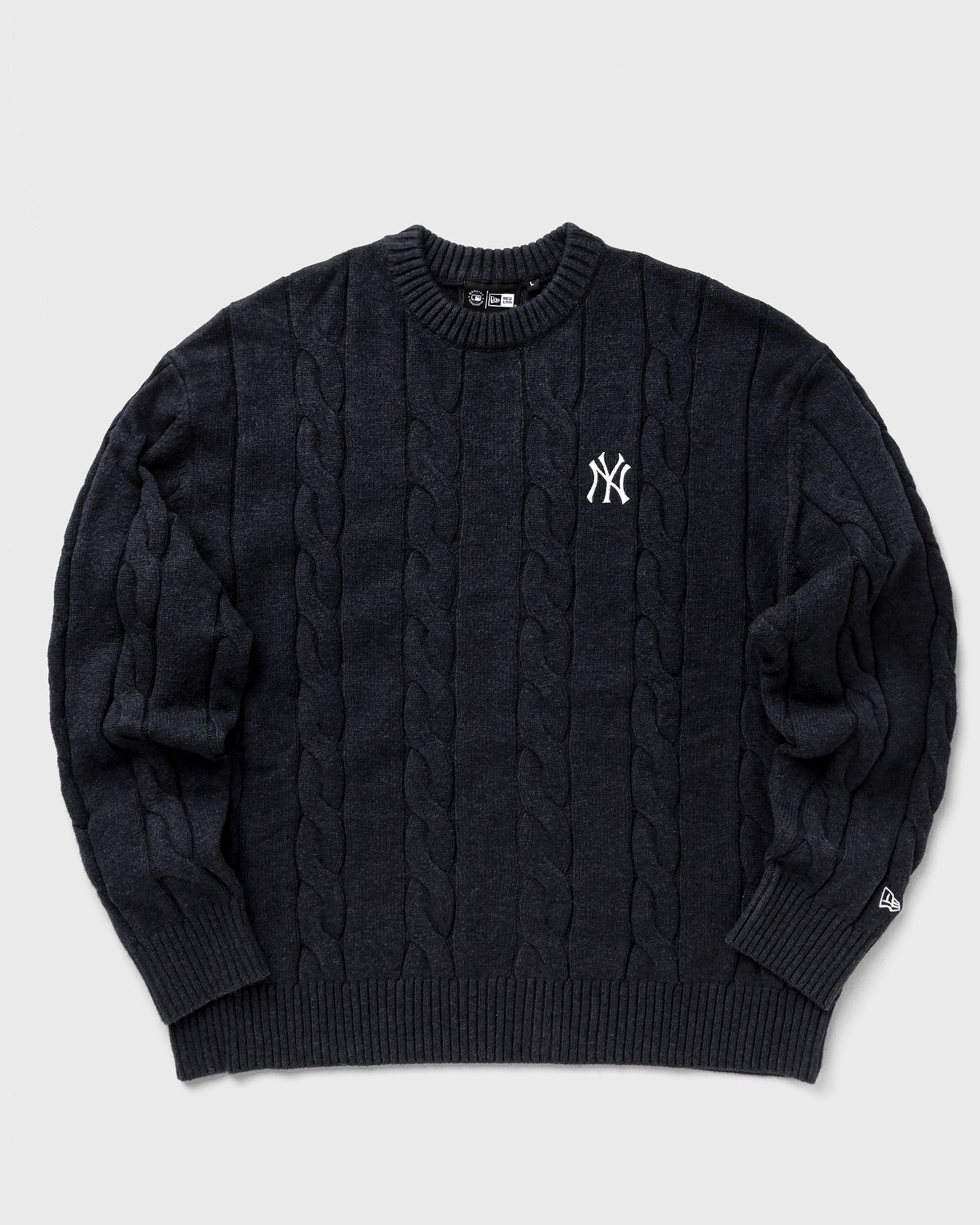 new era new era MLB CABLE KNIT CREW New York Yankees in blue
