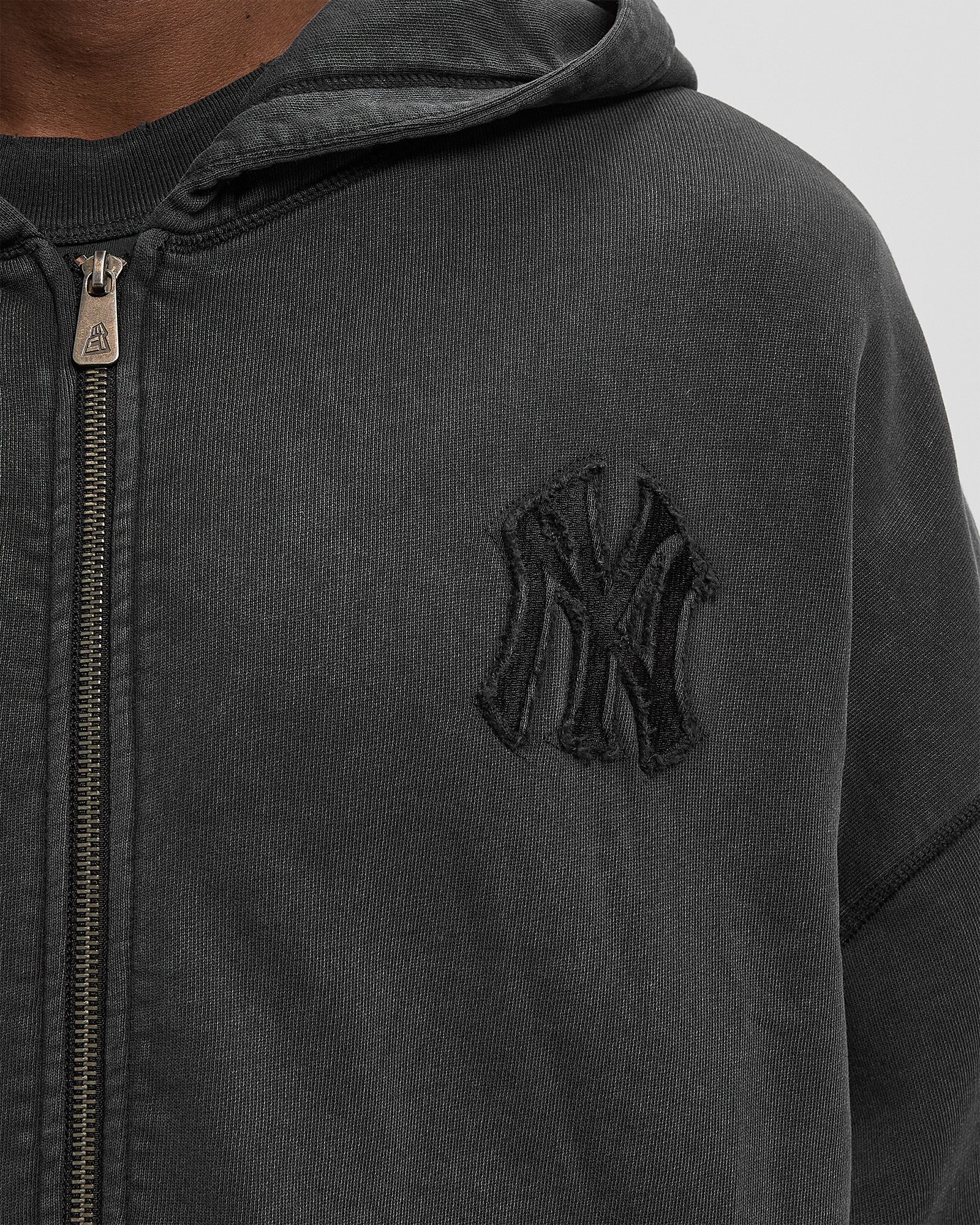 New Era MLB WASHED FZ HOODIE NEW YORK YANKEES Black | BSTN Store