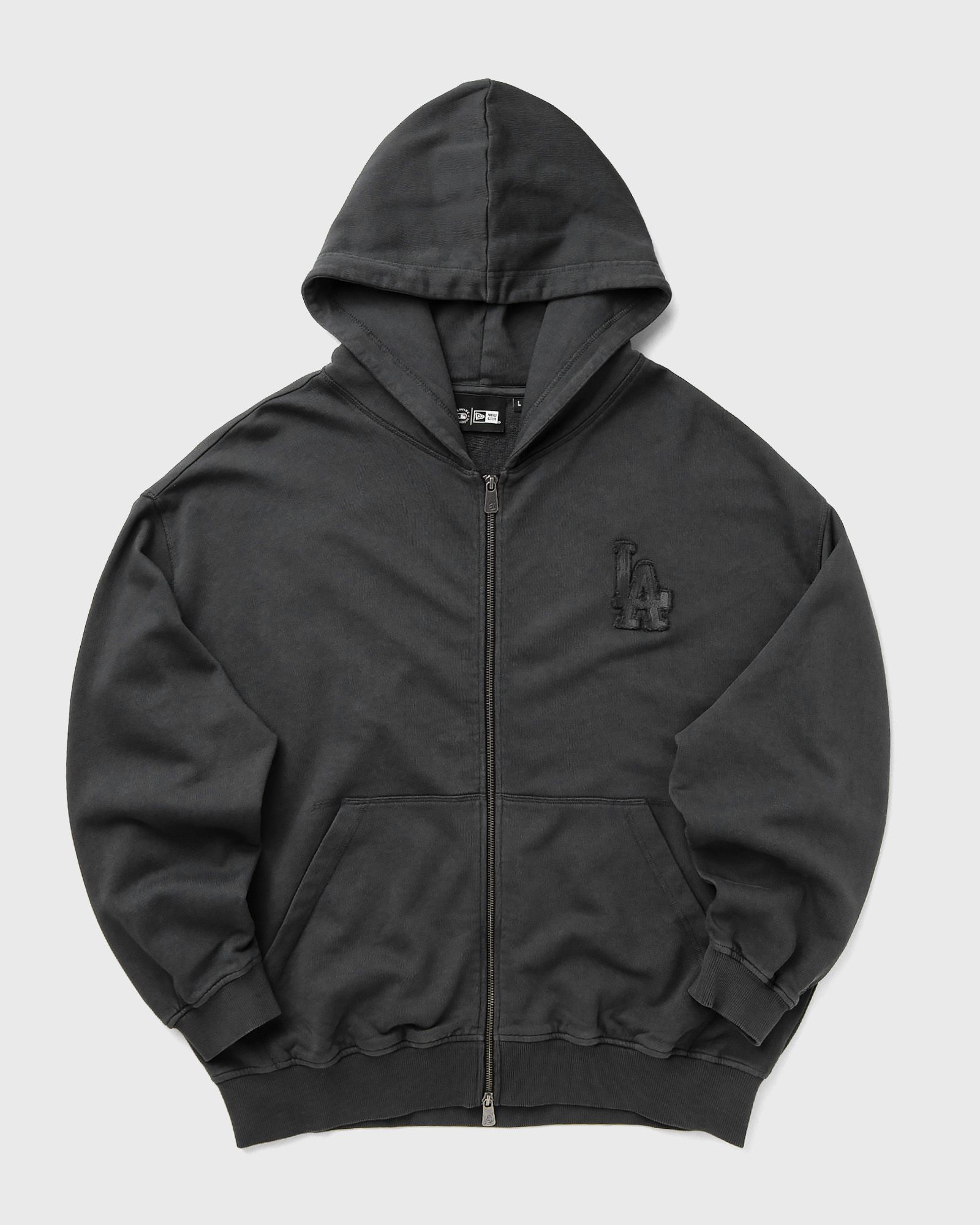 new era new era MLB WASHED FZ HOODIE LOS ANGELES DODGERS in grey