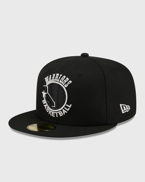 HWC 31587 59FIFTY BLKBLKWHI GOLDEN STATE WARRIORS