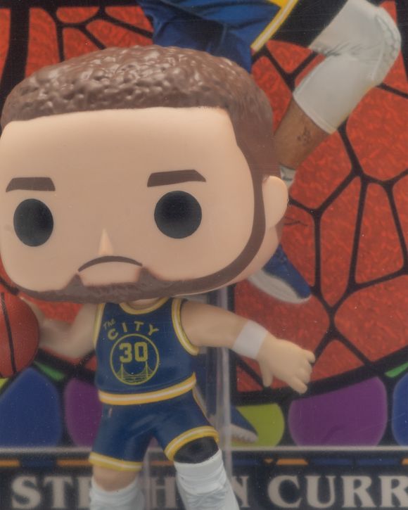 Funko POP Trading Cards NBA Golden State Warriors - Stephen Curry Mosaic  blue