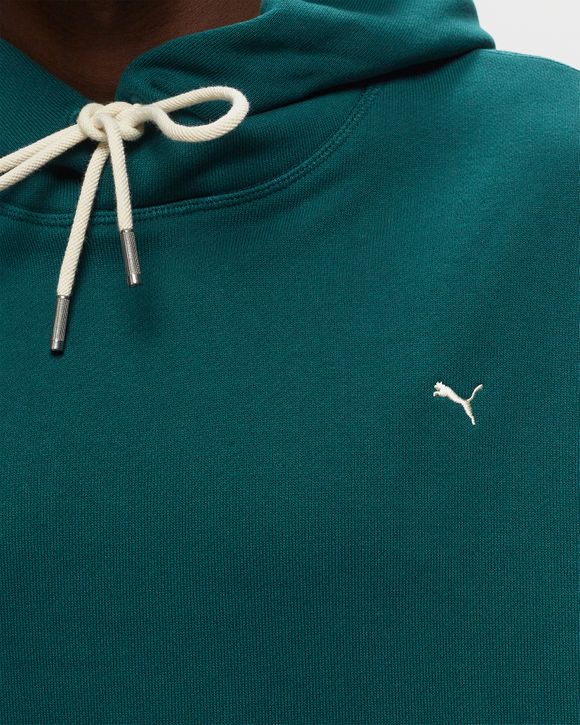 Teal best sale puma hoodie