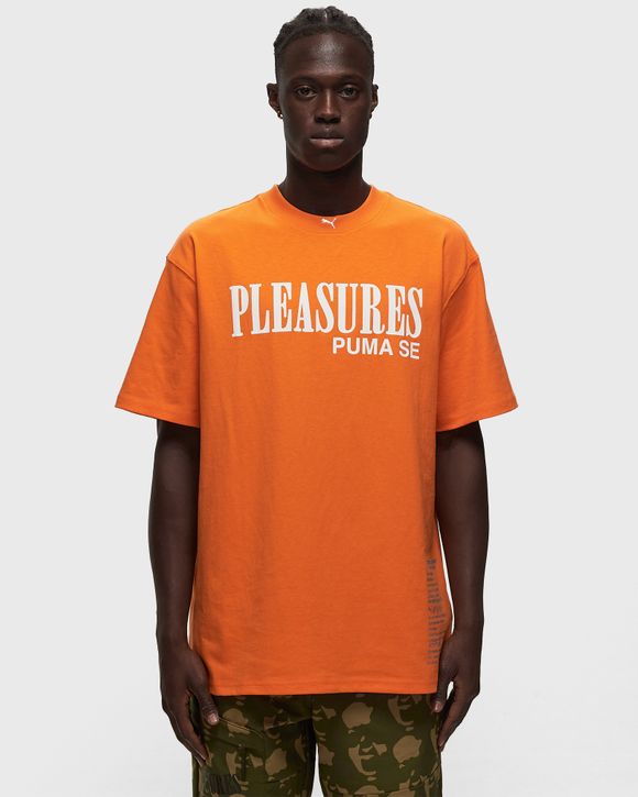 Puma orange shop t shirt