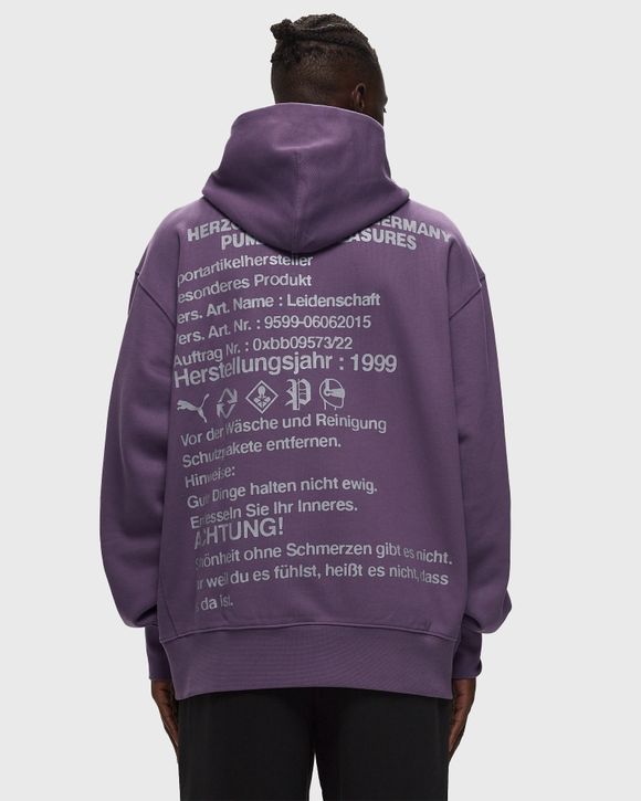 Pleasures best sale purple hoodie